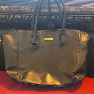 Huge leather Joy & Iman purse